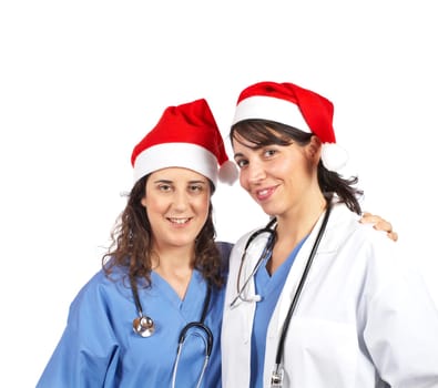 Female doctors christmas