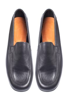 Man black shoes