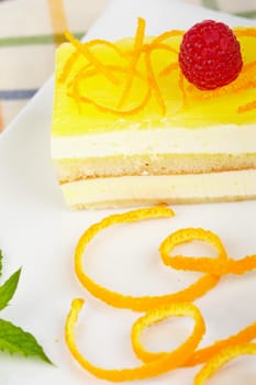 Delicious lemon cake