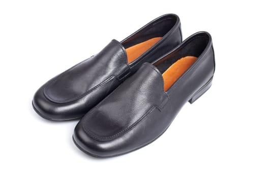 Man black shoes