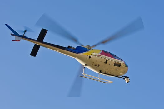 Helicopter with camera
