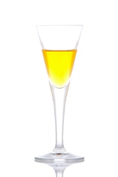 Glass of yellow paradise cocktail