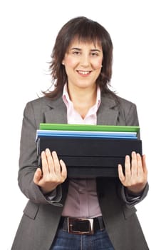 Busy business woman