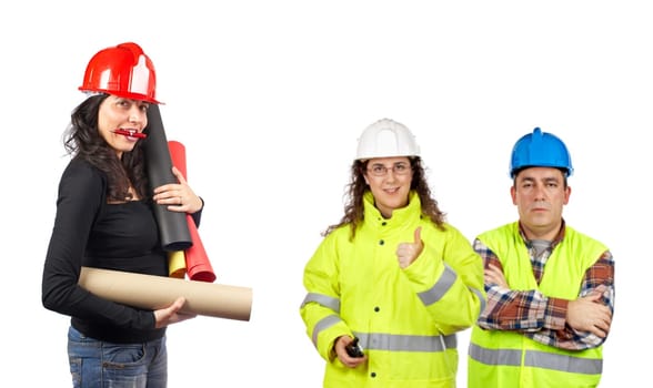 Construction workers