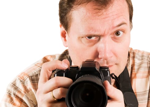astonished photographer