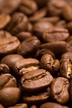 Roasted coffee beans