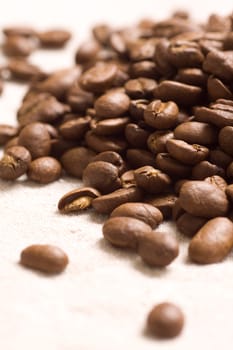 Roasted coffee beans