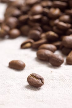 Roasted coffee beans