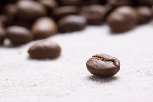Roasted coffee beans