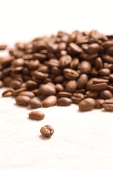 Roasted coffee beans