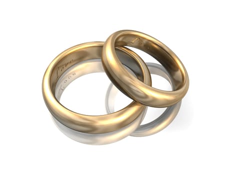 Golden Rings 3D