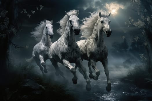 Embark on a mystical journey where elusive centaurs, with their ethereal grace, gallop through moonlit meadows.