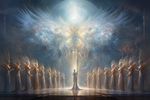 In the realm of fantasy, celestial beings captivate with their ethereal presence. These radiant creatures, adorned with wings of pure light, embody grace and purity.