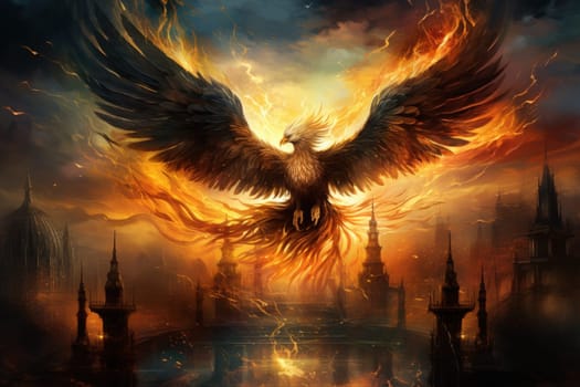 Behold the magnificent gilded phoenixes, radiant beings of myth and legend. With their resplendent feathers of gold and fire, they embody the eternal cycle of rebirth and resurrection.