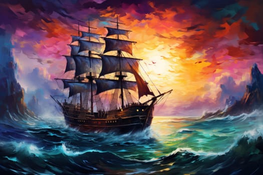 Set sail on a thrilling adventure where daring pirate captains navigate through enchanted seas.