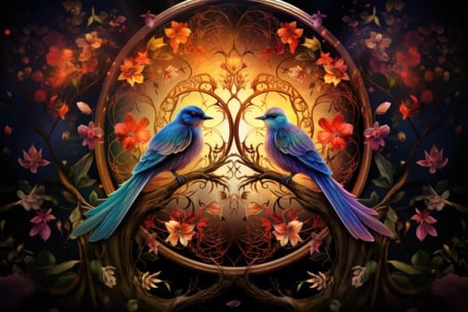 Immerse yourself in the enchanting realm of fantasy with this captivating illustration by a professional visual artist.