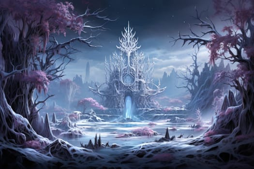 Immerse yourself in the enchanting world of fantasy and witness the elegance of the frost faeries.