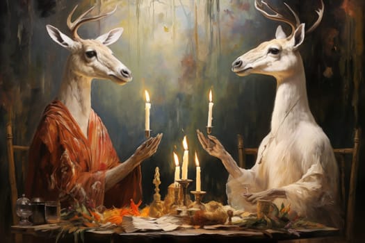 Enter a whimsical world where charming talking animals, with their enchanting voices and wisdom, offer sage advice to those in need.