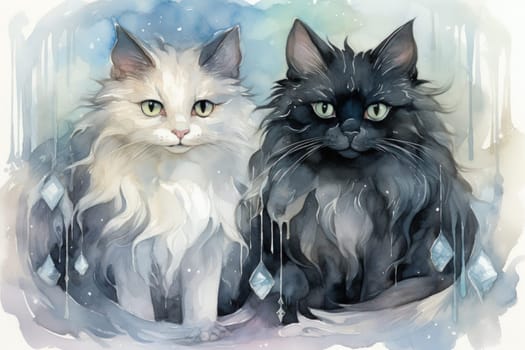 In the depths of fantasy, bewitching moonstone cats prowl. Their sleek forms, adorned with luminescent moonstone markings, captivate all who dare to meet their gaze.