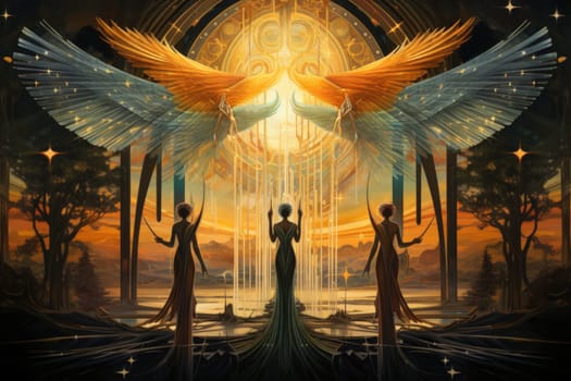 In the realm of fantasy, celestial beings captivate with their ethereal presence. These radiant creatures, adorned with wings of pure light, embody grace and purity.