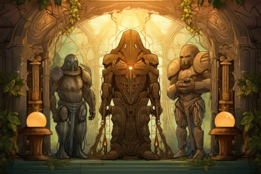 In the realm of fantasy, ancient golems stand as remarkable creations of mystical craftsmanship.