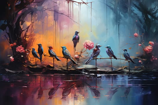 Immerse yourself in the enchanting realm of fantasy with this captivating illustration by a professional visual artist.