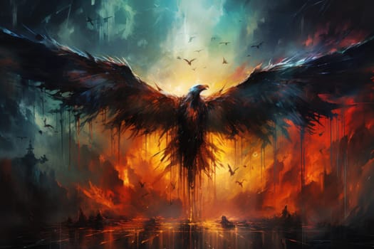 In the realm of fantasy, the skies are home to ferocious thunder hawks, majestic creatures that command the elements.