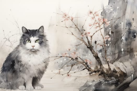 In the depths of fantasy, bewitching moonstone cats prowl. Their sleek forms, adorned with luminescent moonstone markings, captivate all who dare to meet their gaze.