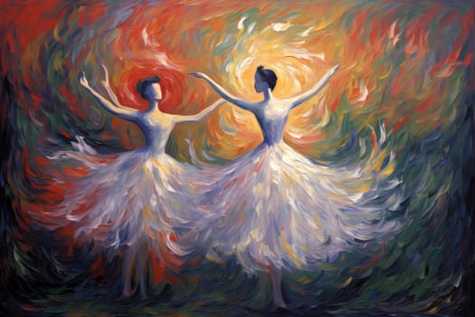 Immerse yourself in the enchanting world of fantasy as you witness the ethereal dance of graceful sylphs, ethereal beings of air and wind.