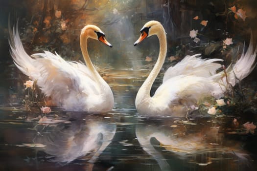 Step into a realm of enchantment and behold the mesmerizing beauty of elegant swan maidens.