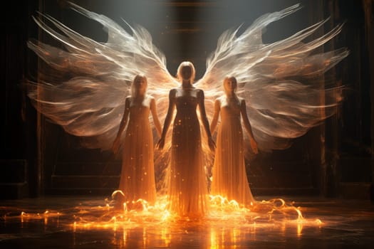 In the realm of fantasy, celestial beings captivate with their ethereal presence. These radiant creatures, adorned with wings of pure light, embody grace and purity.