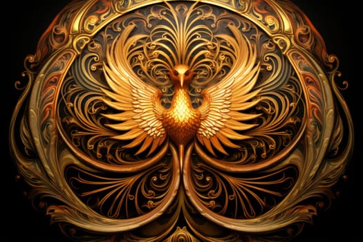 Behold the magnificent gilded phoenixes, radiant beings of myth and legend. With their resplendent feathers of gold and fire, they embody the eternal cycle of rebirth and resurrection.