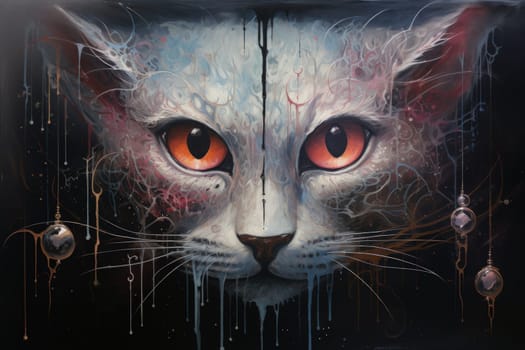 In the depths of fantasy, bewitching moonstone cats prowl. Their sleek forms, adorned with luminescent moonstone markings, captivate all who dare to meet their gaze.