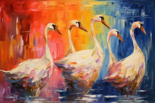 Step into a realm of enchantment and behold the mesmerizing beauty of elegant swan maidens.