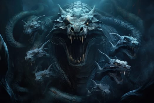 Immerse yourself in the depths of the fantastical with this captivating illustration by a professional visual artist.