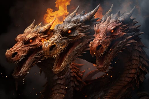 Enter the realm of fantasy and behold the mighty fire-breathing drakes, smaller yet equally formidable relatives of dragons.
