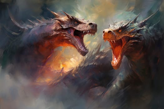 Enter the realm of fantasy and behold the mighty fire-breathing drakes, smaller yet equally formidable relatives of dragons.