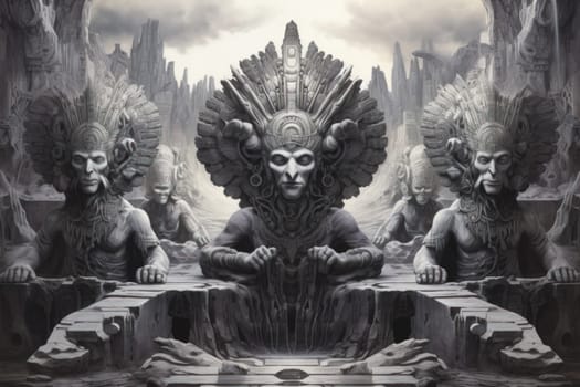 Delve into a realm of mystery and intrigue, where enigmatic sphinxes reign as guardians of ancient secrets.
