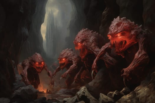 Witness the awe-inspiring power of the elemental realm with this captivating illustration by a professional visual artist.