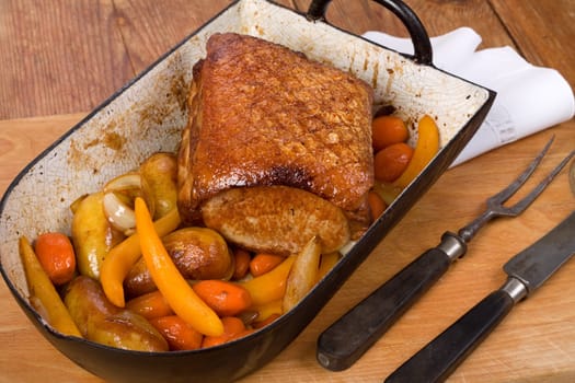 Pork crust roast