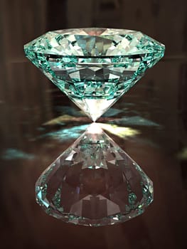 Brilliant with reflection