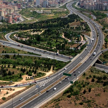 cars on the road