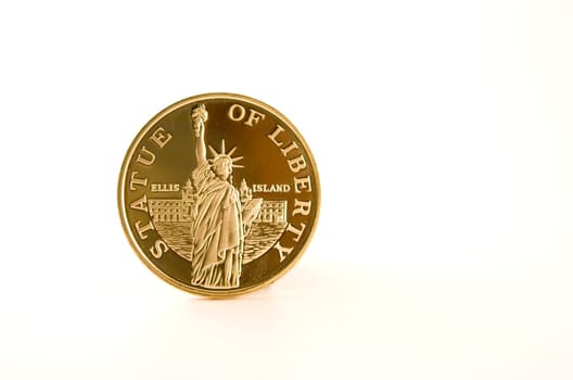 Golden coin