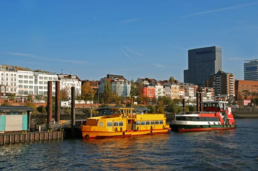 Excursion steamer Port of Hamburg
