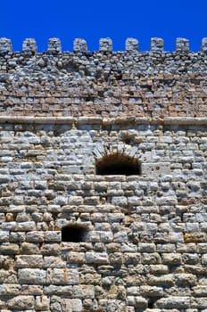 Fortification, castle in Crete, Greece.