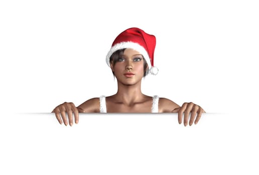 Christmas woman