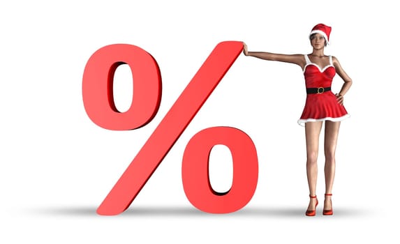 Christmas sale concept