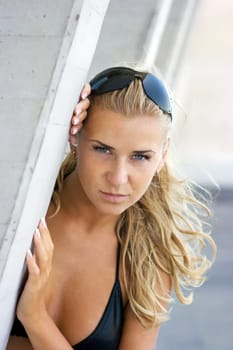 Slim figure girl