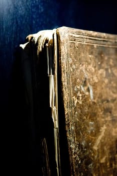Old clock and books