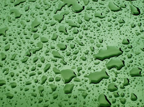 water droplets on window